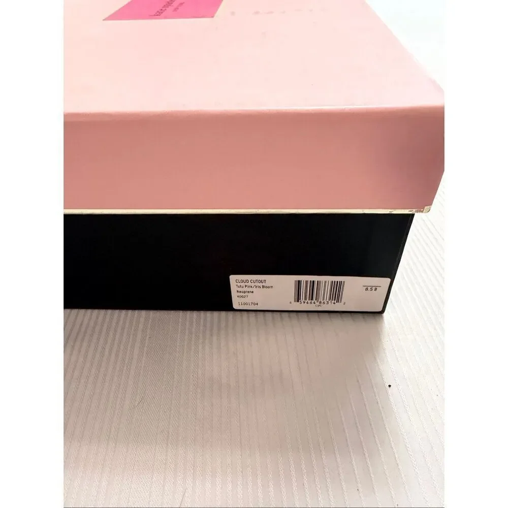 Kate Spade Cloud Cutout Tutu Pink Iris Bloom Sneakers Shoes Size 8.5 8 1/2 B New